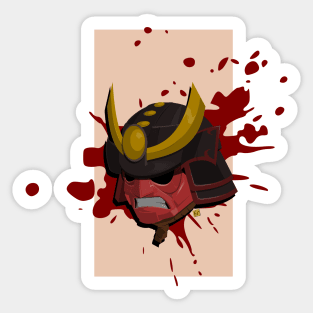 Samurai Helmet Sticker